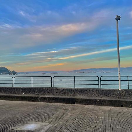 Apartamento Centrico Cerca De La Playa Bueu Bagian luar foto