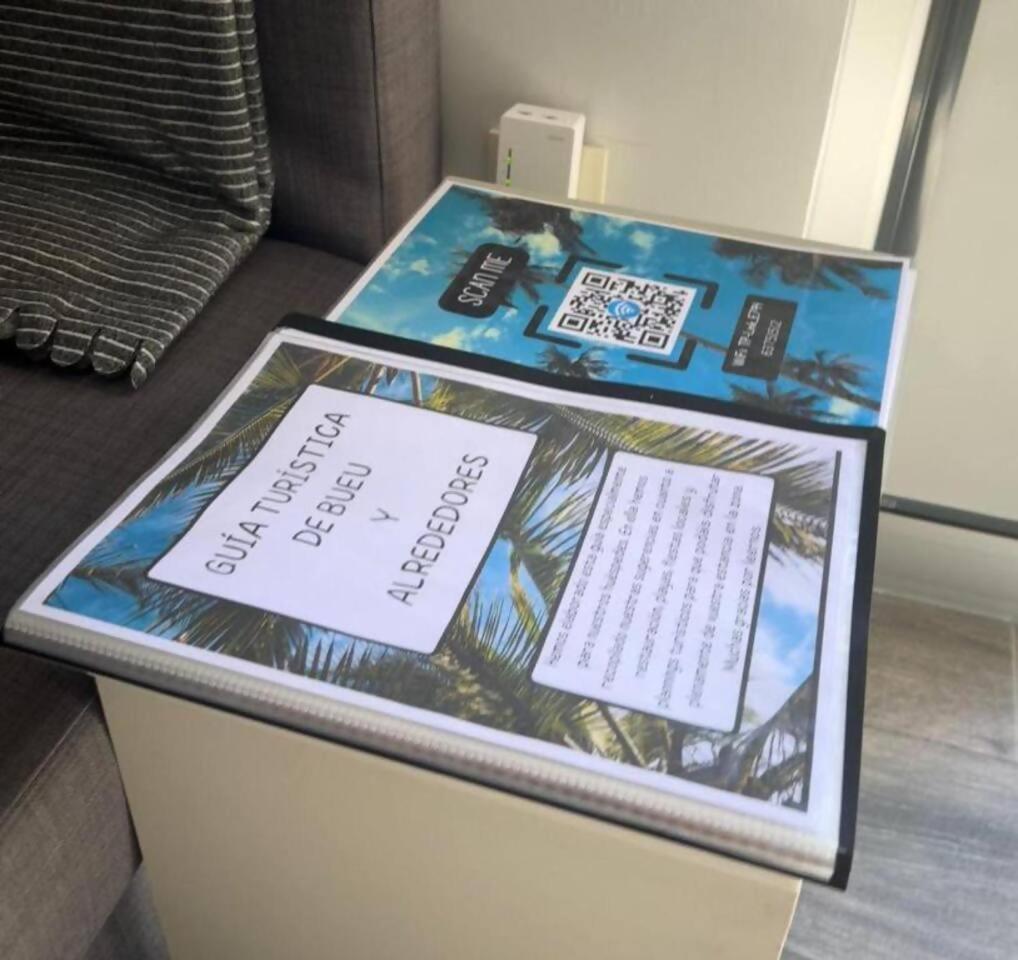 Apartamento Centrico Cerca De La Playa Bueu Bagian luar foto