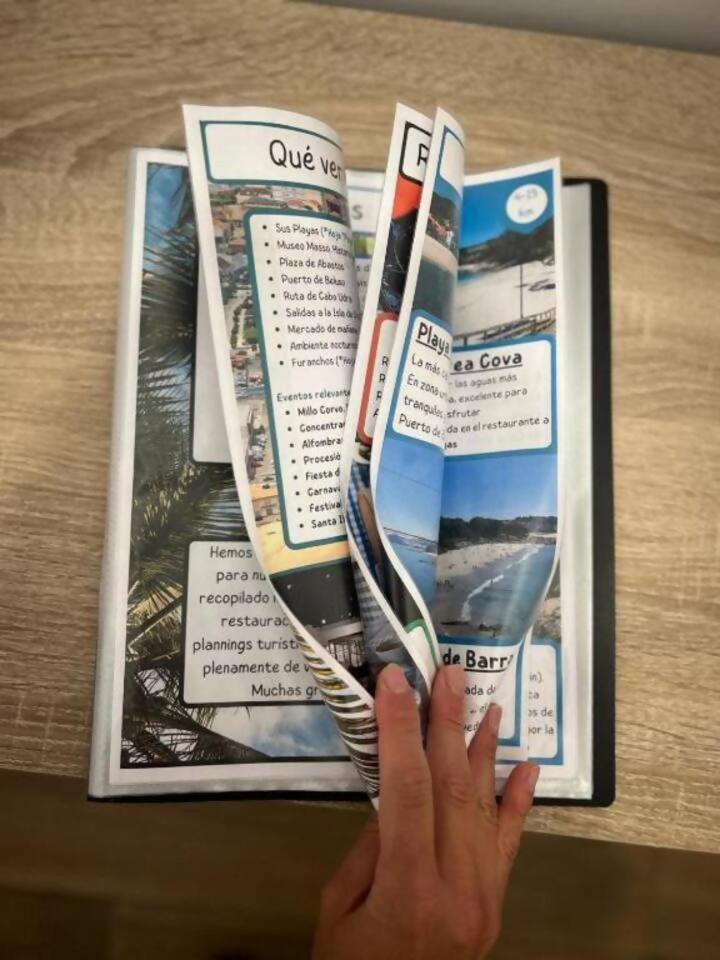 Apartamento Centrico Cerca De La Playa Bueu Bagian luar foto