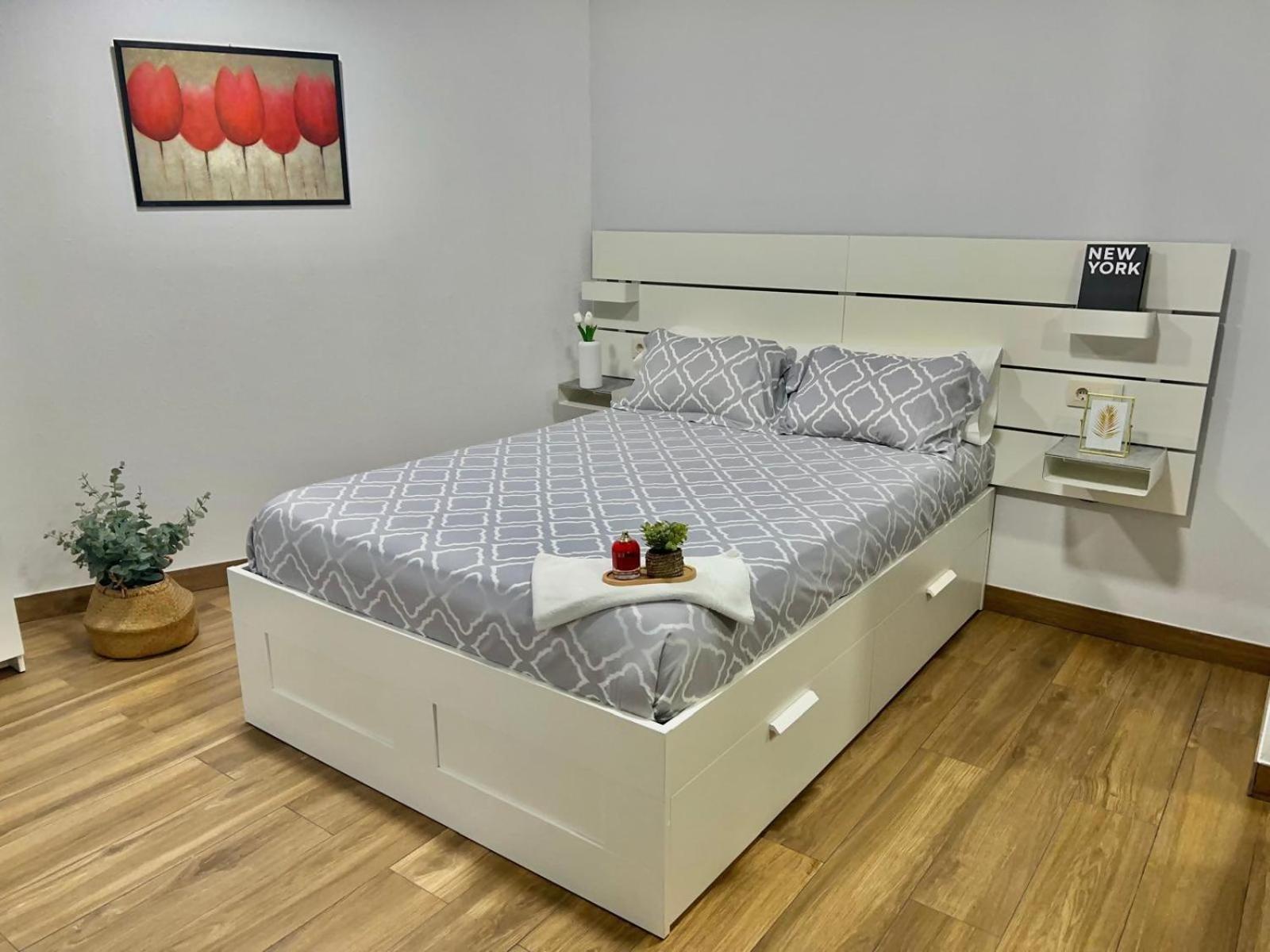 Apartamento Centrico Cerca De La Playa Bueu Bagian luar foto