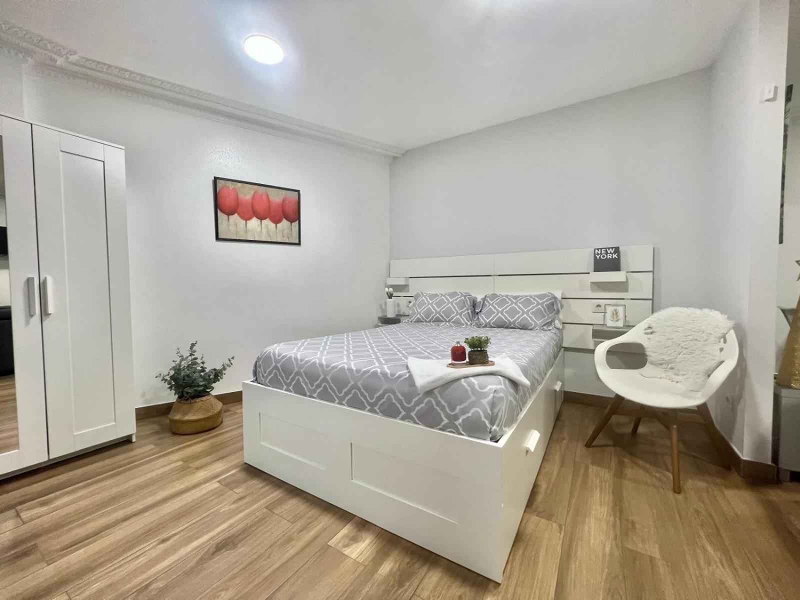 Apartamento Centrico Cerca De La Playa Bueu Bagian luar foto